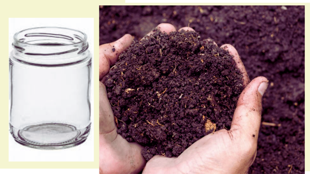 jar and soil